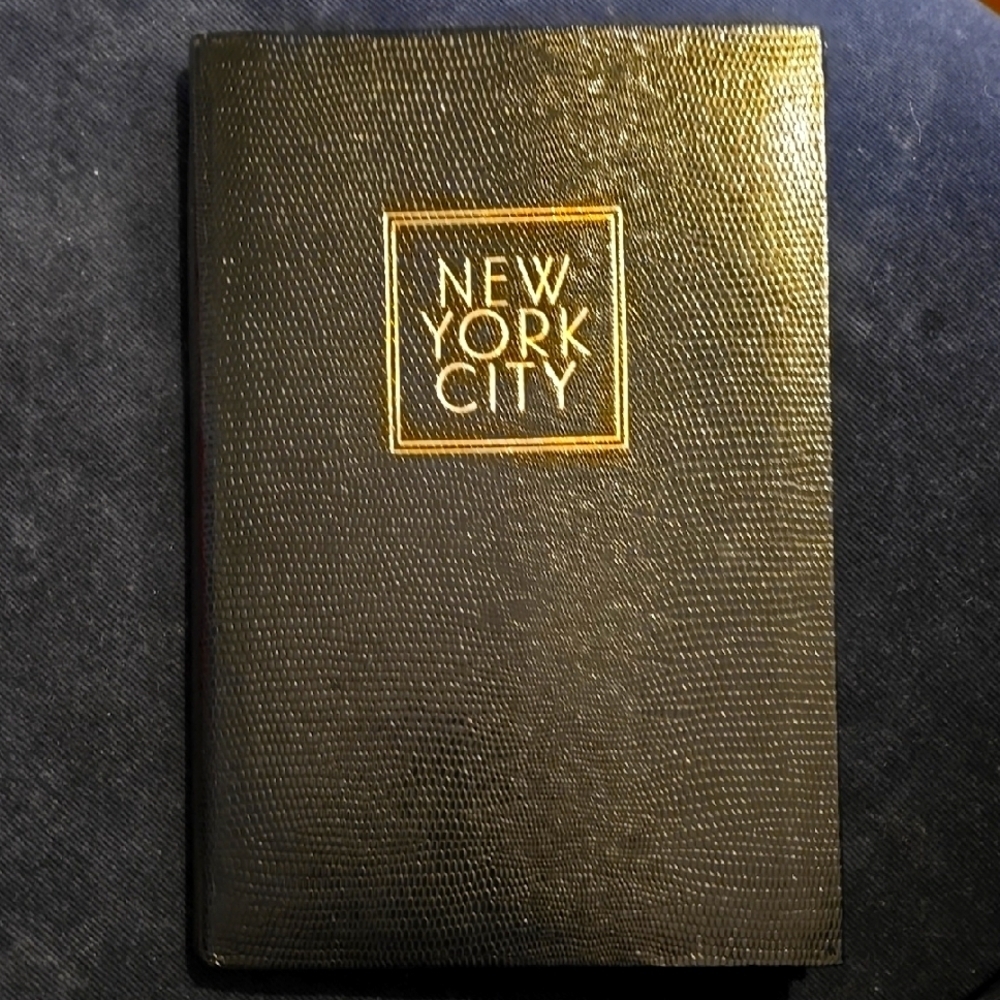 ❤️B2G1 FREE Black Leather Notebook, Sloane StationeryA5 NOTEBOOK, NEW YORK CITY
